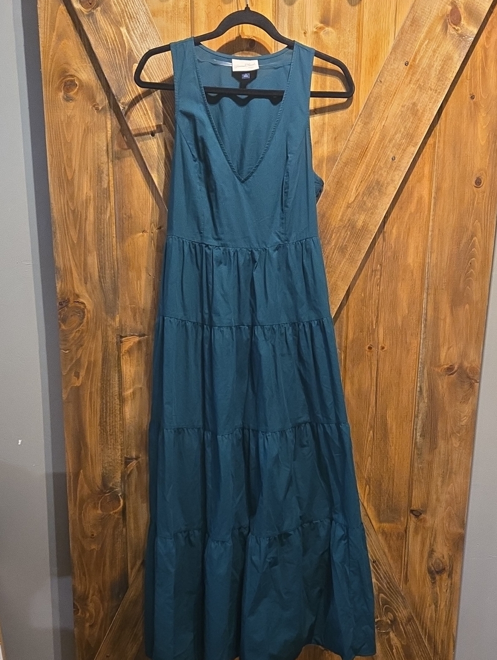 Universal Thread Green Tiered Maxi Dress